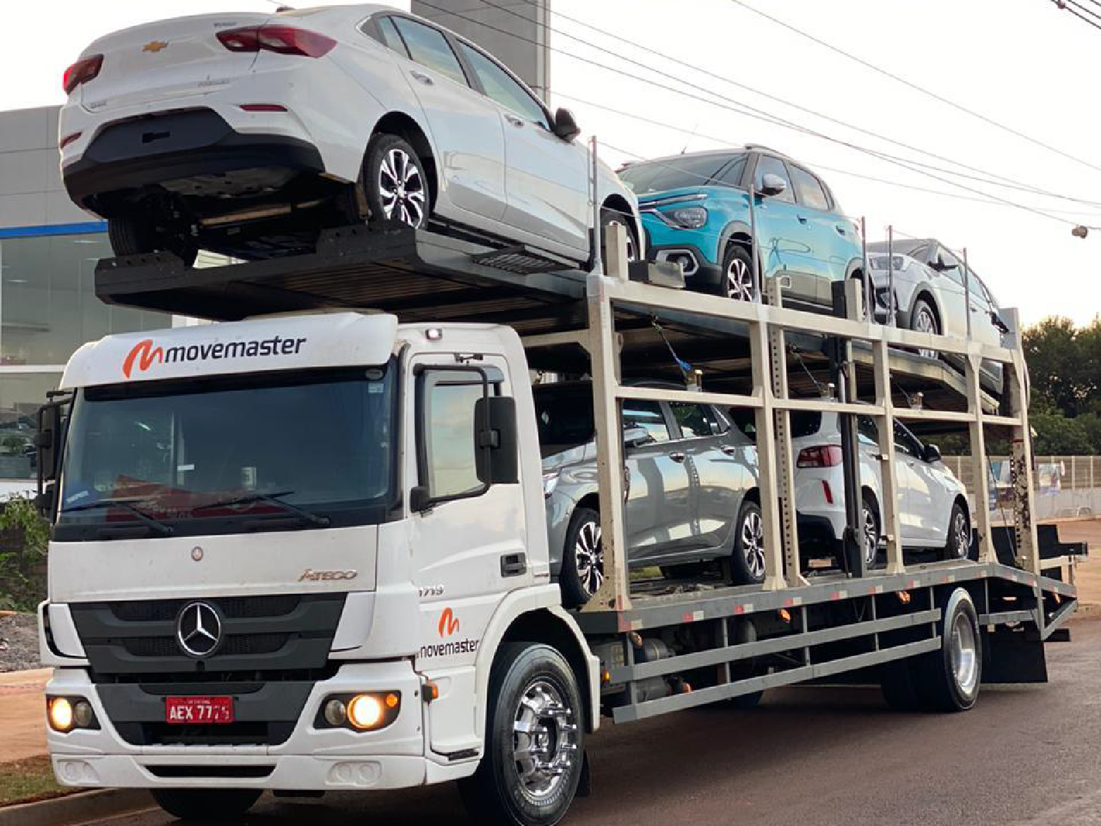 TRANSPORTE PARA 5 CARROS